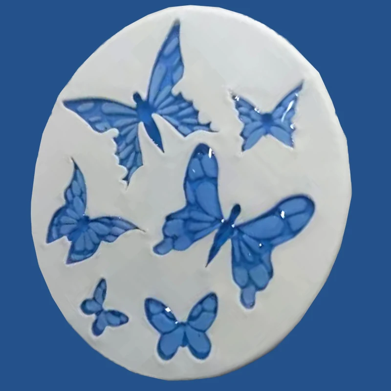 

Pink Aesthetic Butterfly Cake Mold Cute Biscuit Candy Mold Cartoon Cake Fontaine Decoration Pastry Machine Baking DIY Tool