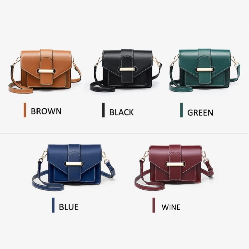 

Small Women's Leather Bag Fashion Designer Bags For Women Cow Shoulder Crossbody Bolsos De Mujer Sac Femme Torebka Damska 2020