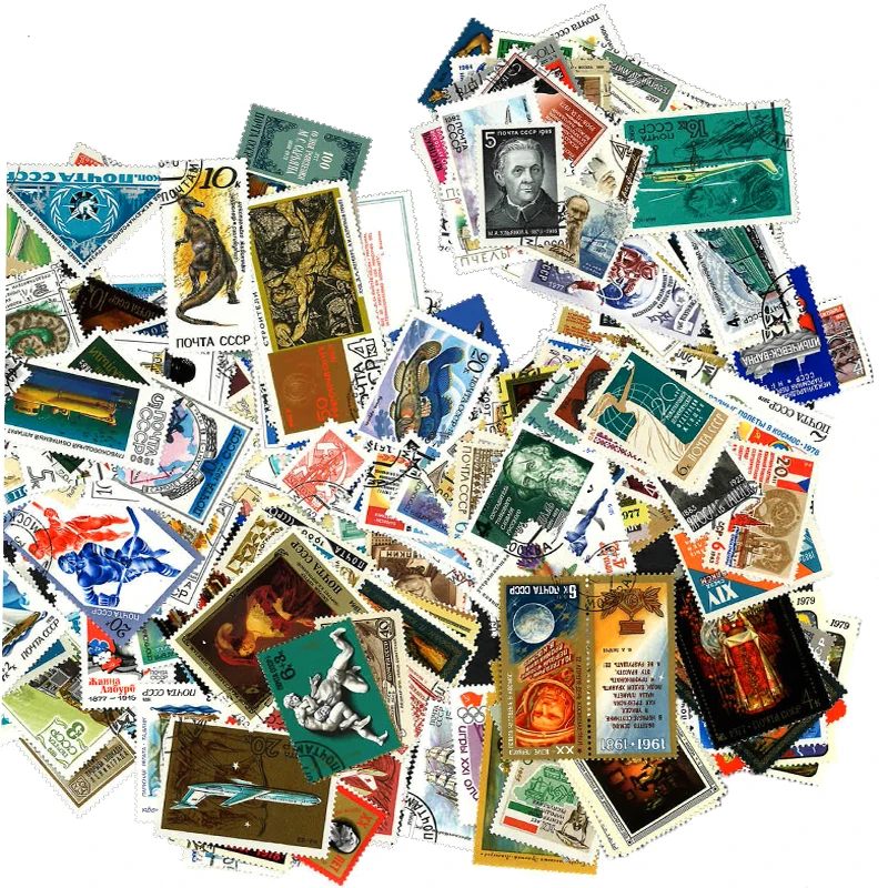 Множество 1000 европейские Азия Африка Америка океан оригинальные почтовые штампы