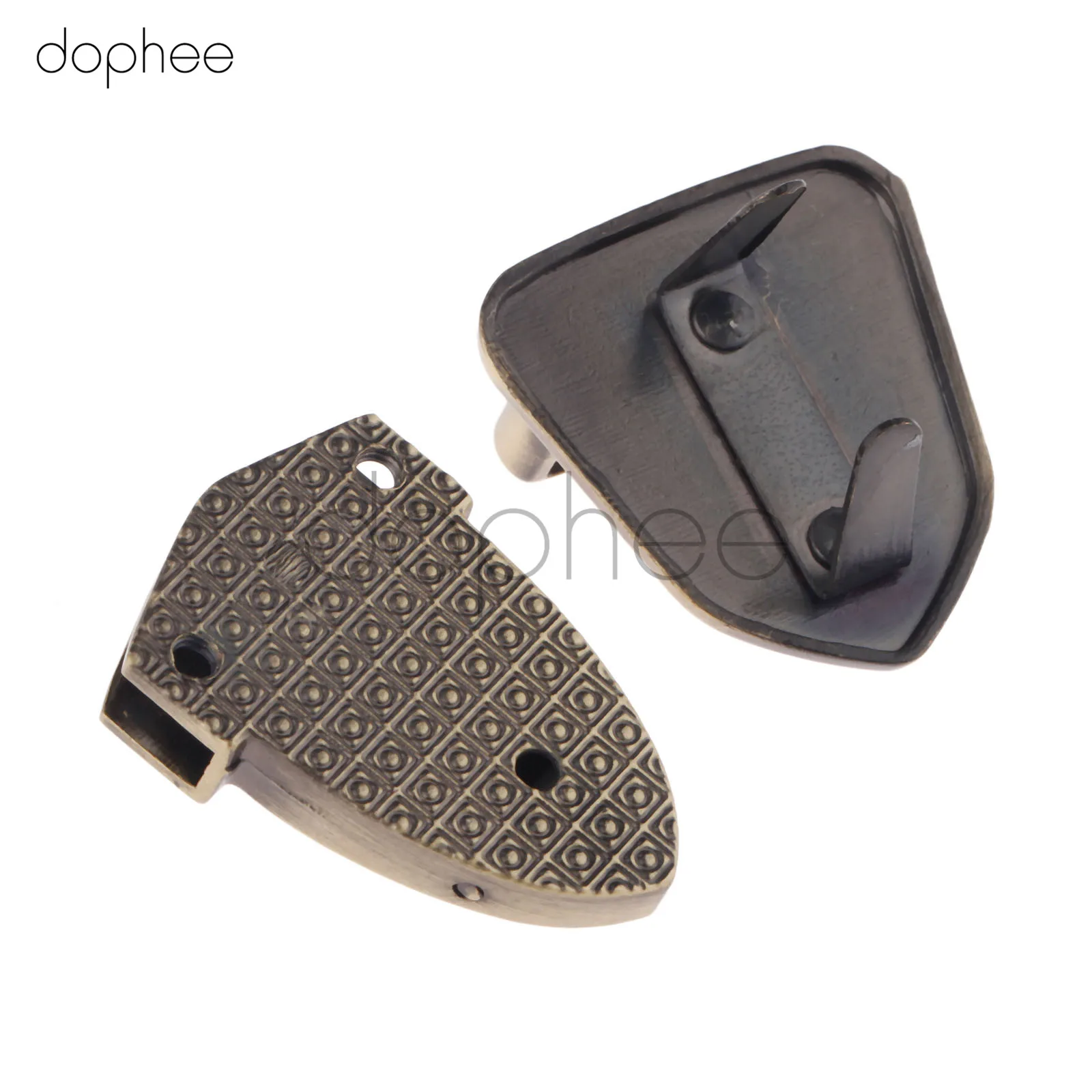 Dophee 1 шт. металлический замок для сумки защелка Поворотный 29*38 мм 4 цвета Набор