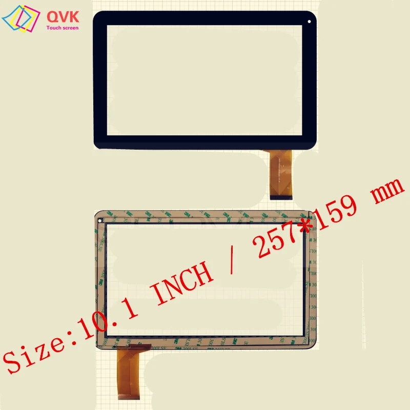

10.1 inch for PoLaRoiD MID1028 PNE02.133 tablet pc capacitive touch screen glass digitizer panel free