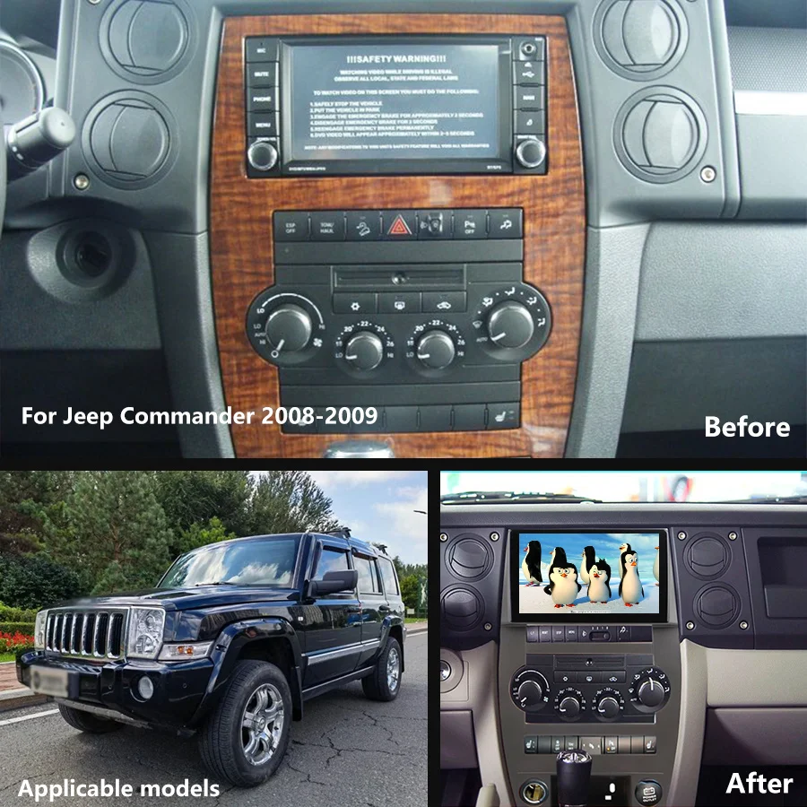 

Для Jeep Challenger 2008 2009 Android 11 для Dodge джип Ram Wrangler автомобильный мультимедийный плеер GPS-навигация автомобильное радио головное устройство