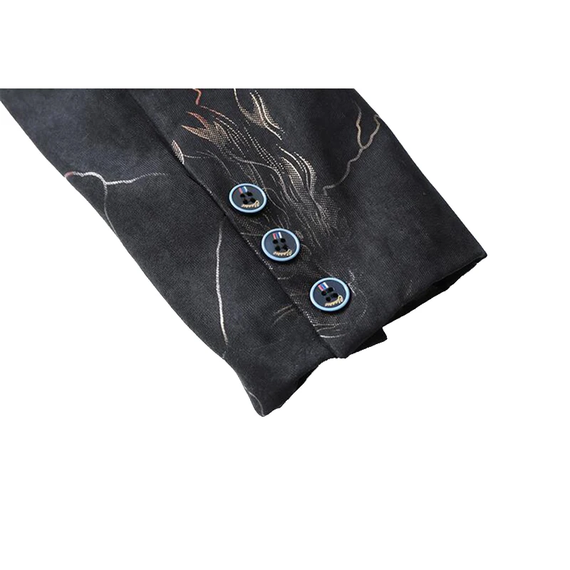 

Shenrun Men's Casual Jackets Navy Blue Black Fashion Slim Fit Blazers Groom Suit Jacket Host Singer Stage Dress Business Party