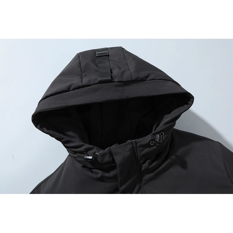 2021 Мужское Пальто Весна Черная Куртка Осень Хлопок Стеганое Полиэстер Мужская