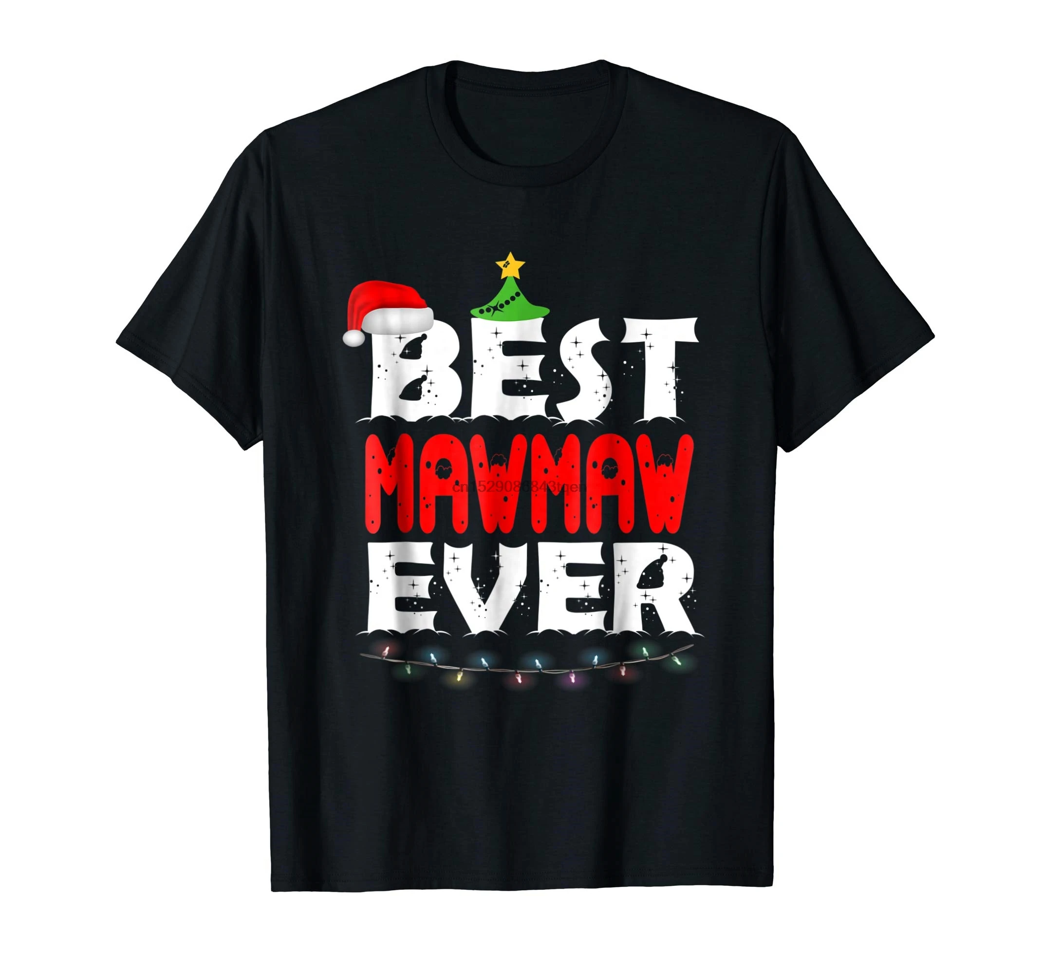 Best Mawmaw Ever футболка смешной Рождественский подарок Мужская Футболка