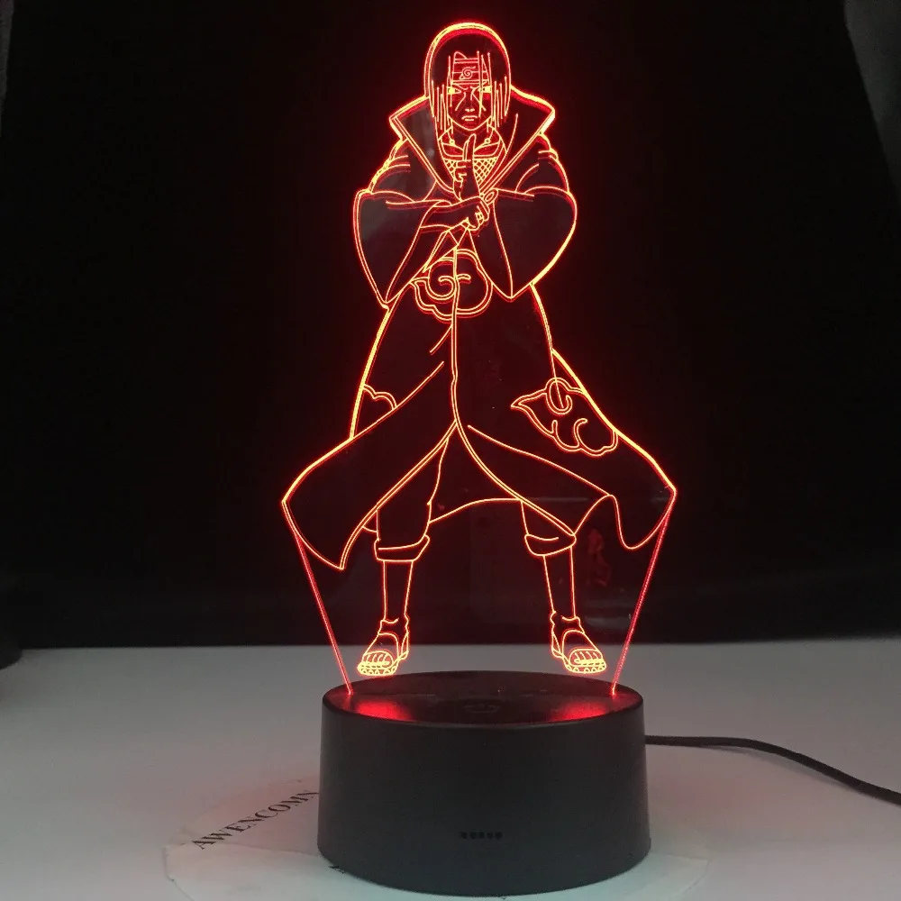Killua Zoldyck 3d лампа Аниме Охотник х Ночник светильник изменение цвета Usb Батарея
