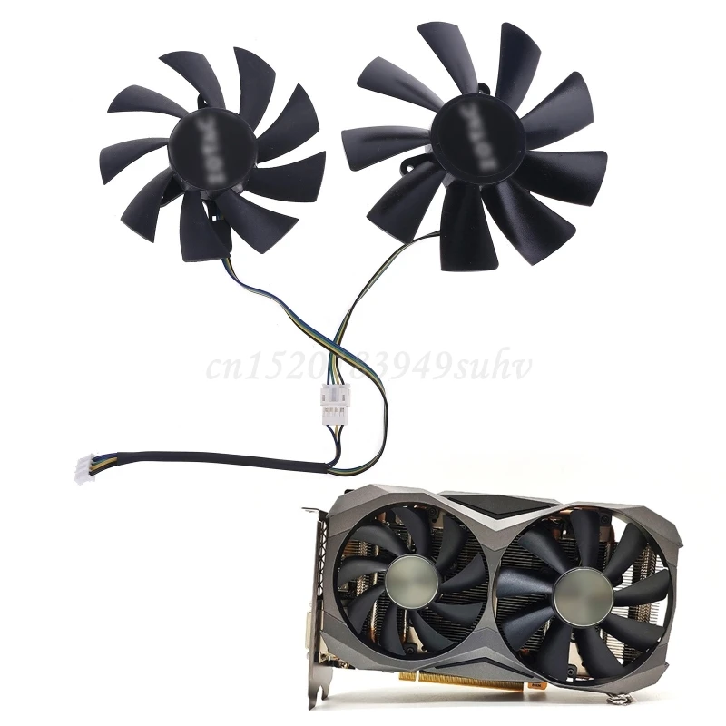 87 мм GA92S2H 100 GAA8S2H GAA8S2U 4Pin кулер вентилятор для ZOTAC GTX 1060 1070 1080 Ti MINI HA двойная