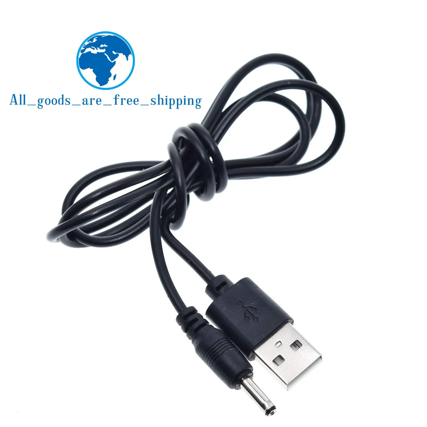 USB порт 2,0*0,6 мм 2,5*0,7 мм 3,5*1,35 мм 4,0*1,7 мм 5,5*2,1 мм 5 В DC баррель Jack разъем питания кабель 1 м