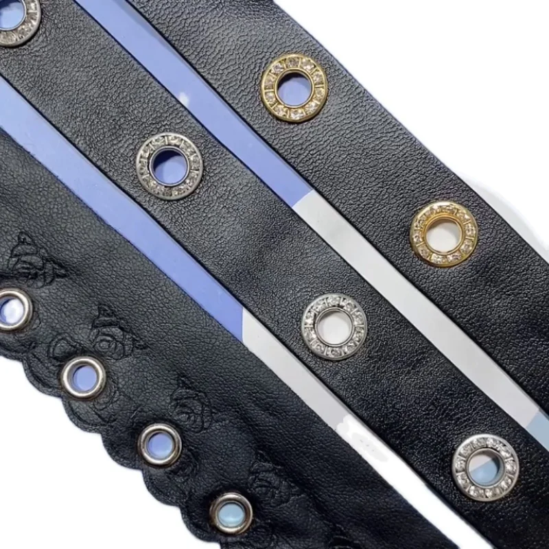 Ширина 19/30 мм Φ с круглыми люверсами для одежды |