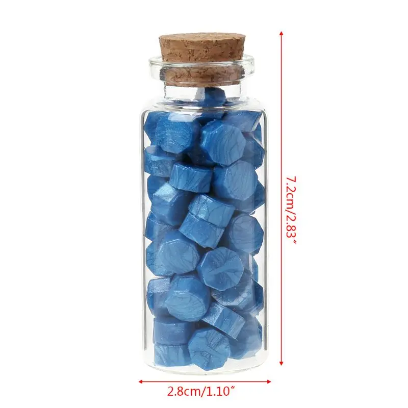 

65pcs Sealing Wax Octagon Beads For Retro Seal Stamp Multicolor Wedding Envelope Invitation Card DIY Decor