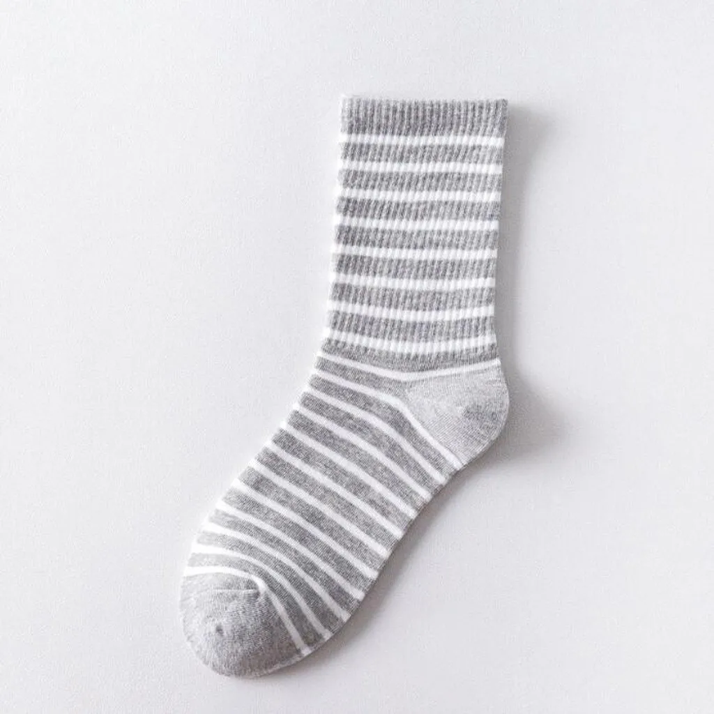 Спортивные носки для велоспорта тенниса женщин и девушек модные в полоску с