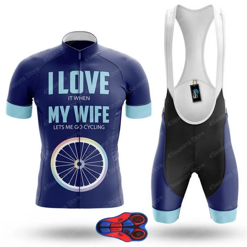 

2020 Cycling Jersey Set MTB Road Bicycle Clothing Breathable Mountain Bike Clothes Quick-Dry Cycling Set