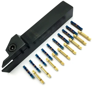 Твердосплавная вставка держатель инструмента для канавок MGEHR1010 MGEHR1212 MGEHR1616 MGEHR2020 MGEHR2525 MGEHR3232 + MGMN200 300 400