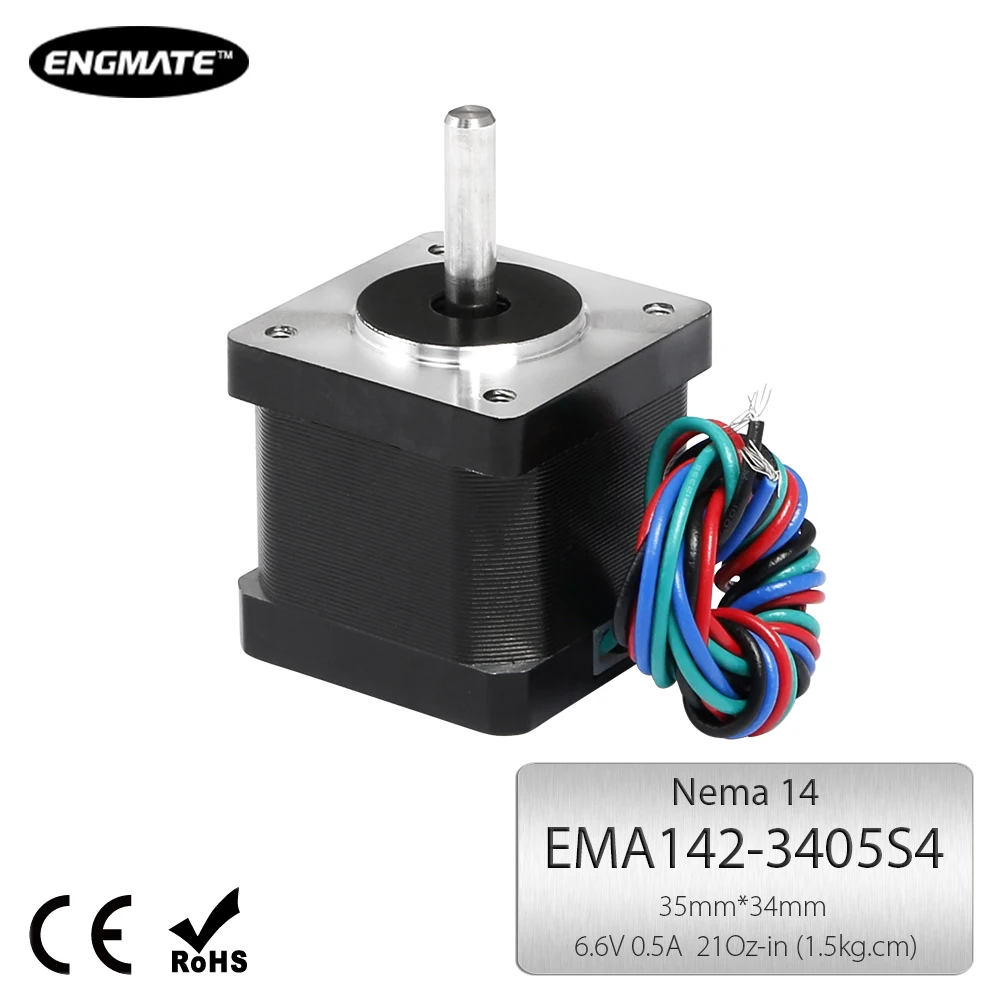 ENGMATE DIY Часть Nema 14 Шаговый Мотор с Удерживающим Моментом 21Oz-In EMA142-3405S4