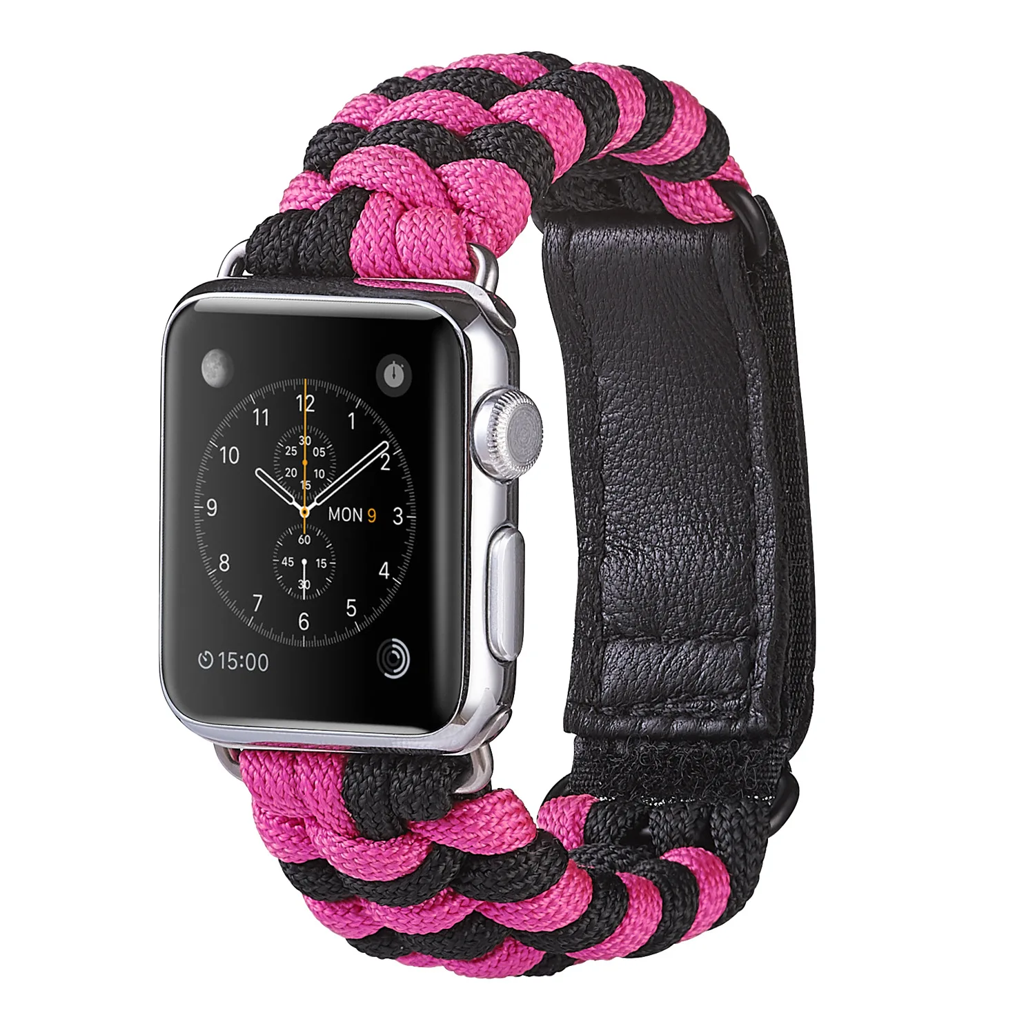 Ремешок для часов Apple watch series 6/SE/5/4/3/2/1 нейлоновый плетеный браслет с зонтиком