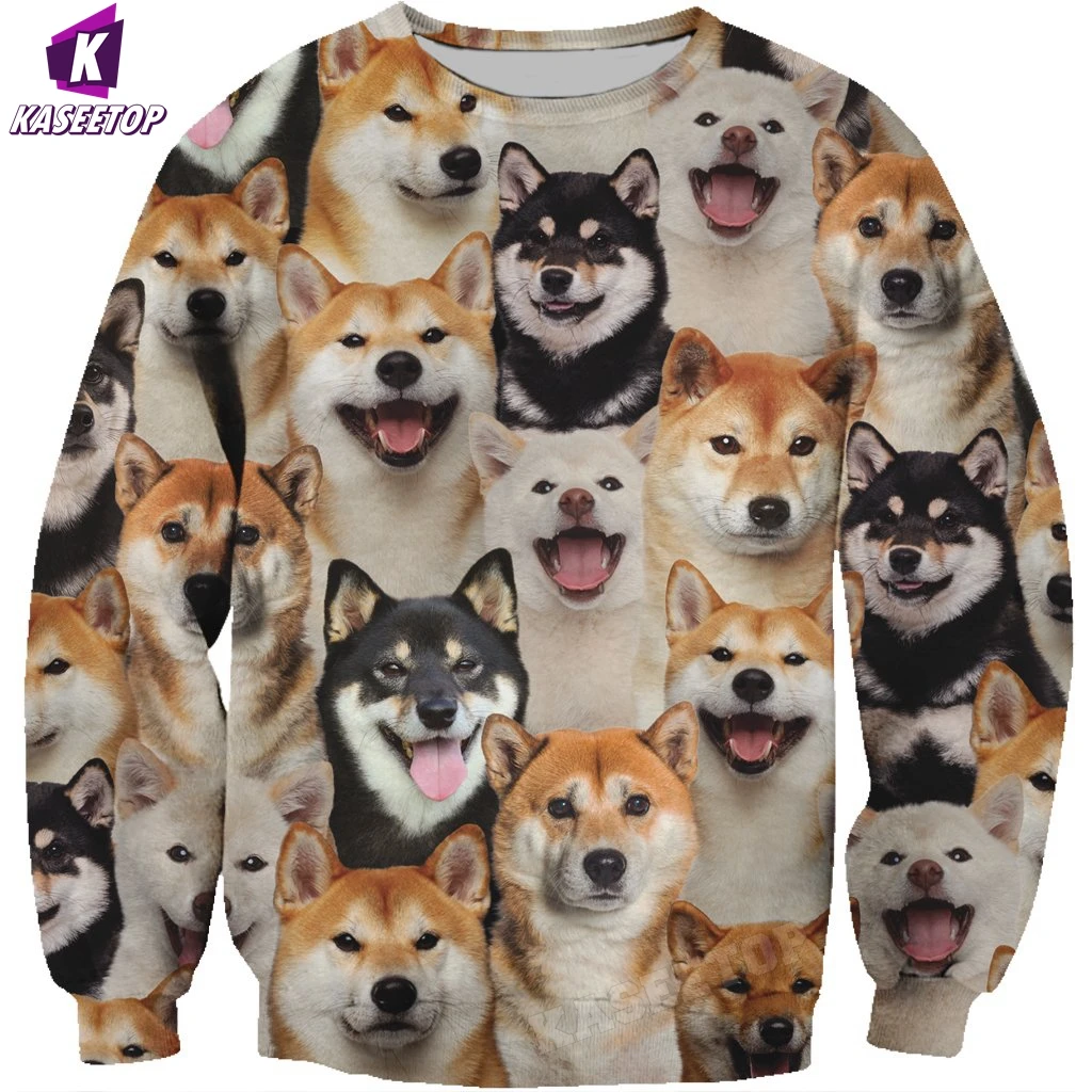 

Spring You Will Have A Bunch Of Boxers Pets Sweatshirt 3D Print Unisex Autumn Dogs Long-sleeved Round Neck Cosplay Costume Tops