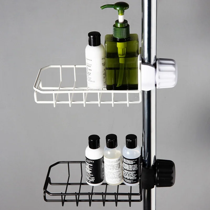 

Household Kitchen Free Punch Sink Storage Rack Stainless Steel Faucet Rack Drain Rack For Bathroom Supplies Storage zh1