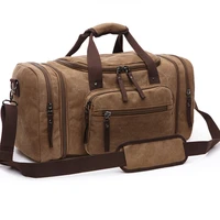 men hand bag large capacity luggage travel duffle bags canvas travel bags weekend shoulder bags multifunction outdoor duffel bag