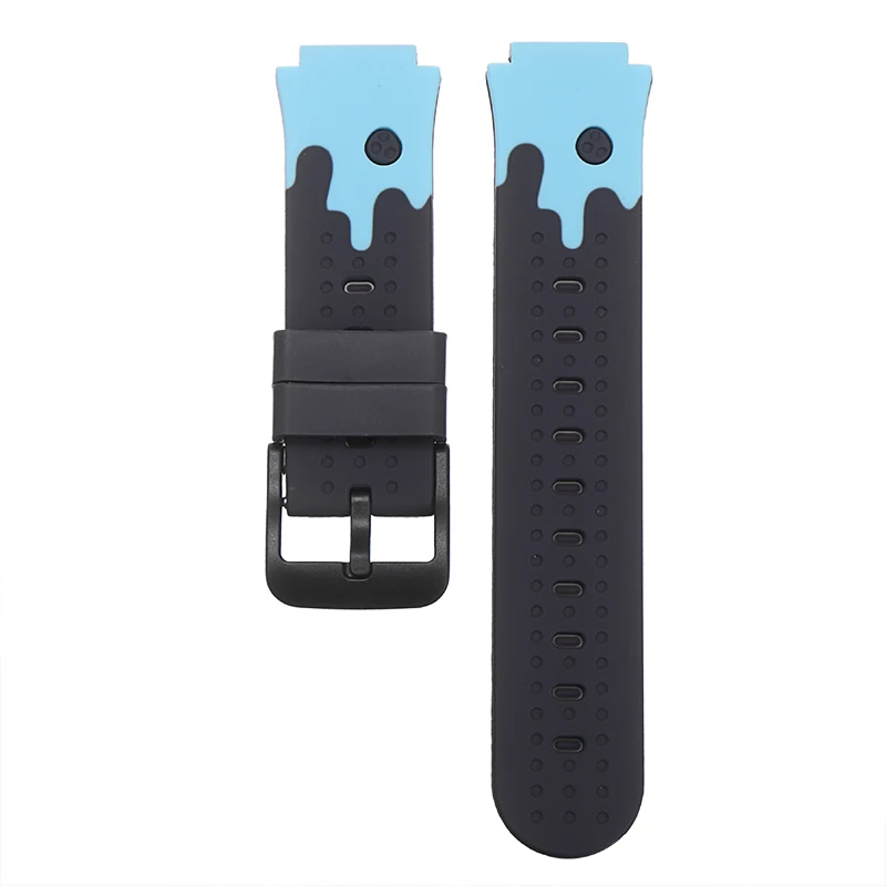 Универсальный Детские умные часы ремешок ручные силиконовые браслеты замена