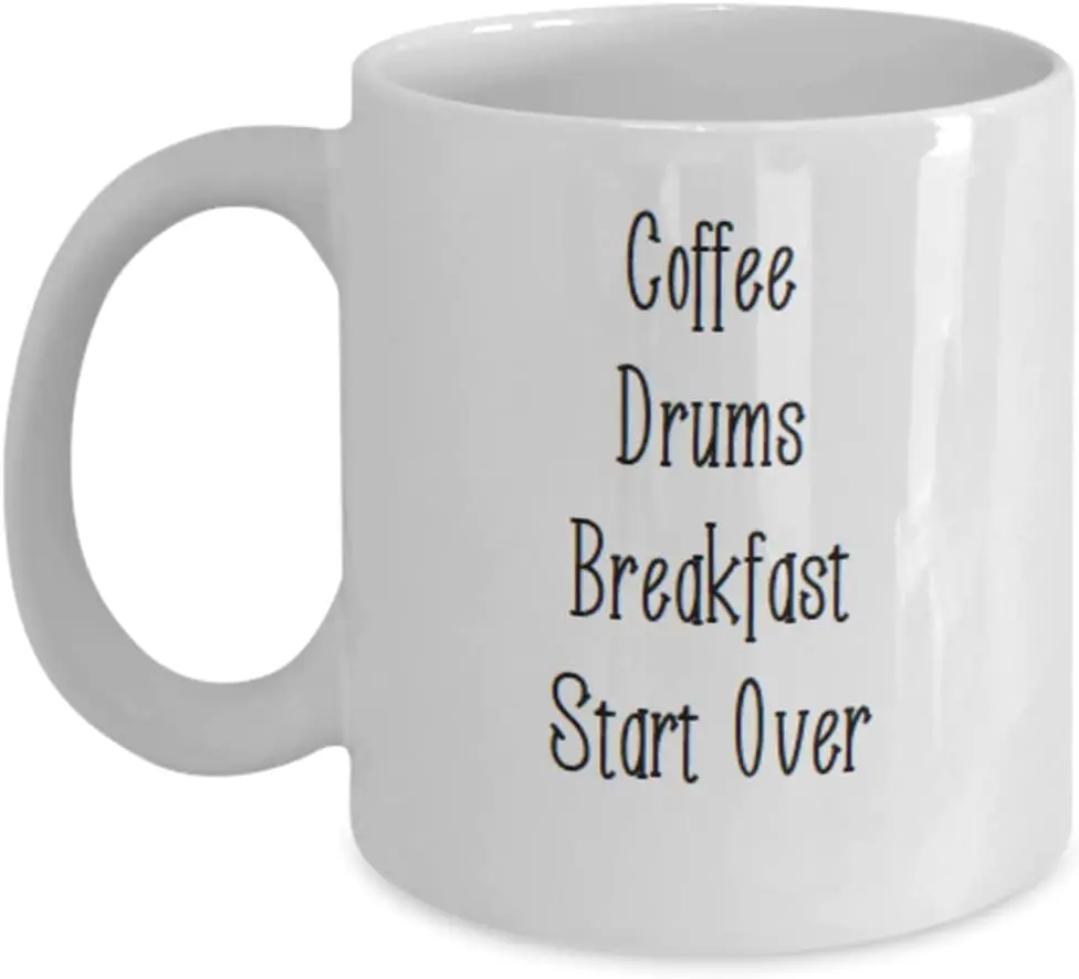 Забавная кофейная кружка кружка-барабан чашка для завтрака барабанная чайная