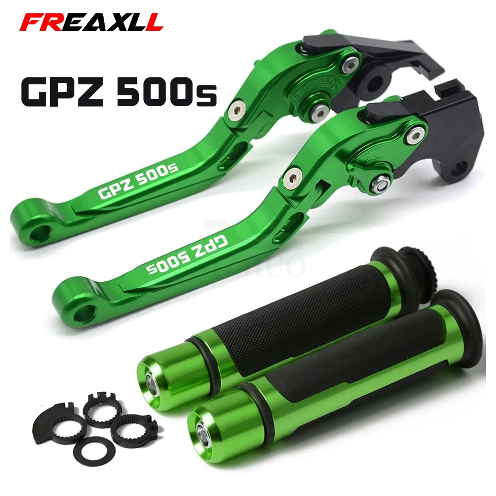 

For Kawasaki GPZ500S GPZ500S/EX500R NINJA 1990-2009 2004 2005 1991 Motorcycle Brake Clutch Levers Handlebar Handle Grips Cap