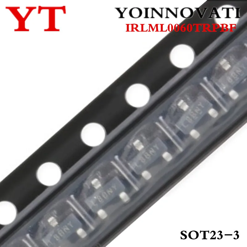 

20 шт./лот IRLML0060TRPBF IRLML0060TR IRLML0060 SOT23 IC