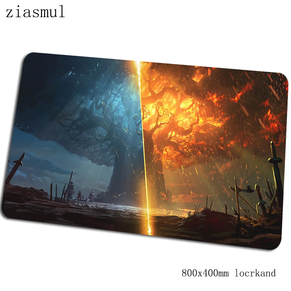 Wow Коврик для мыши 80x40 см с обработанным краем компьютерная мышь игровой мат геймпад пк esports игровой коврик для мыши офисный коврик для мыши - Цвет: Size 800x400x2mm