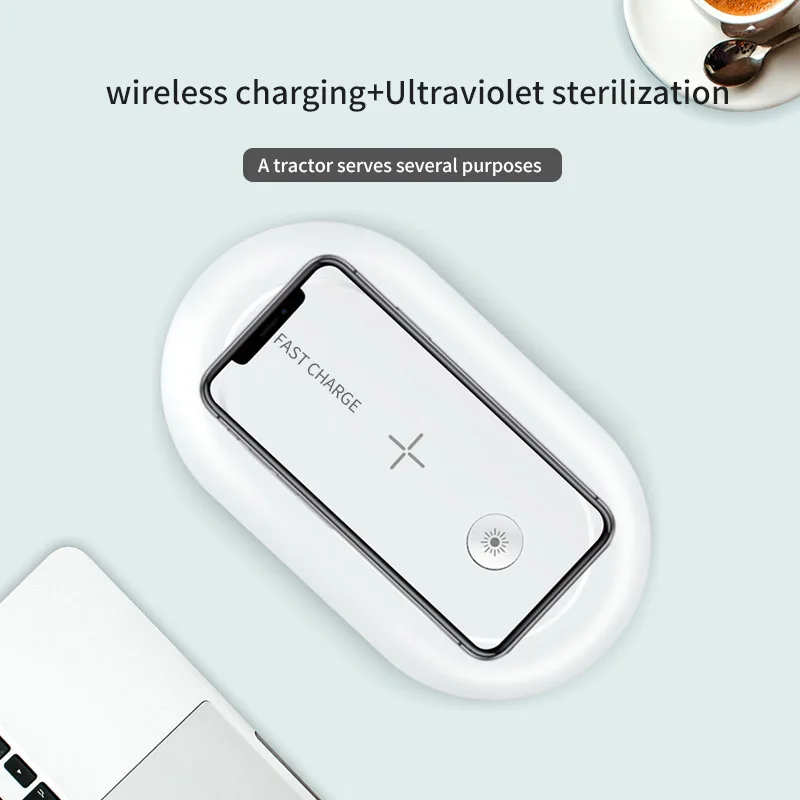 Новое беспроводное зарядное устройство Ультрафиолетовый озон дезинфекционный