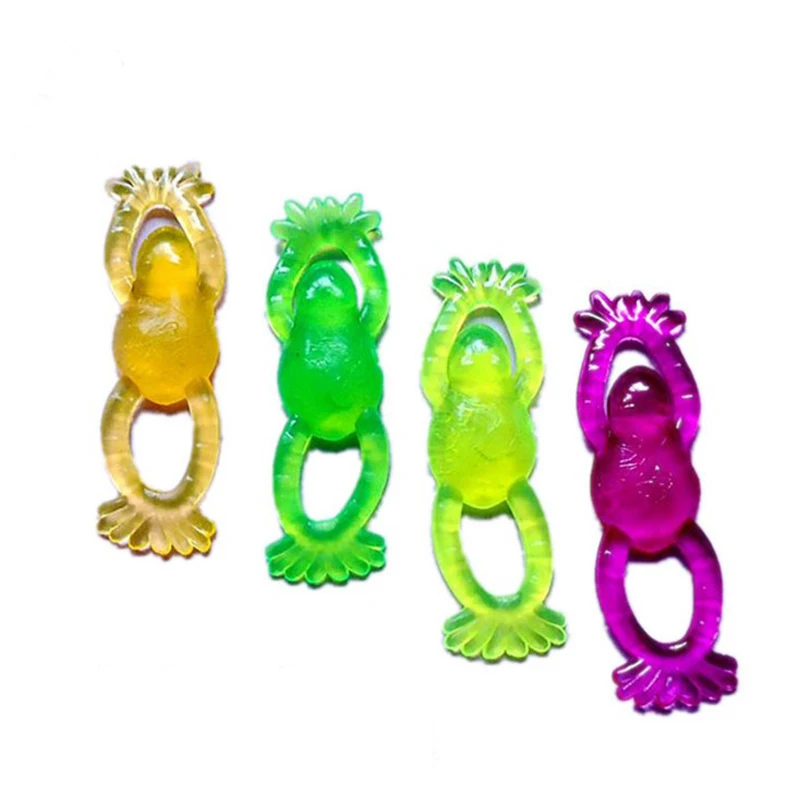 12 шт продукции чтобы выразить игрушки мягкие Пластик &quotТролли&quot Лягушка липкий