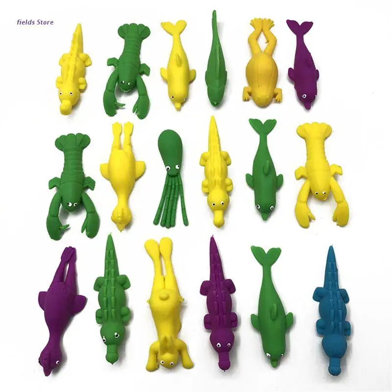 

Novelty Funny Catapult Slingshot Animal Toys Kids Party Favors Supplies Squeeze Stress Relief Toy