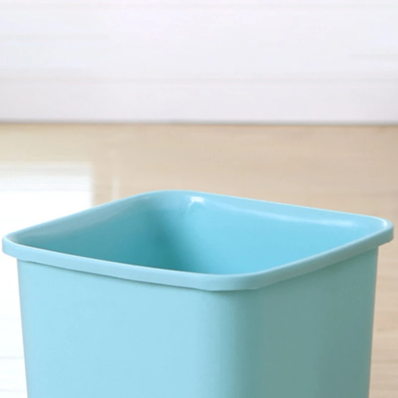 X7AB домашняя кухонная мусорная корзина с крышкой пластиковая корзина|Мусорные
