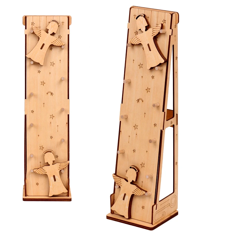 Деревянные головоломки для детей и взрослых интересных посадка ангел игрушка