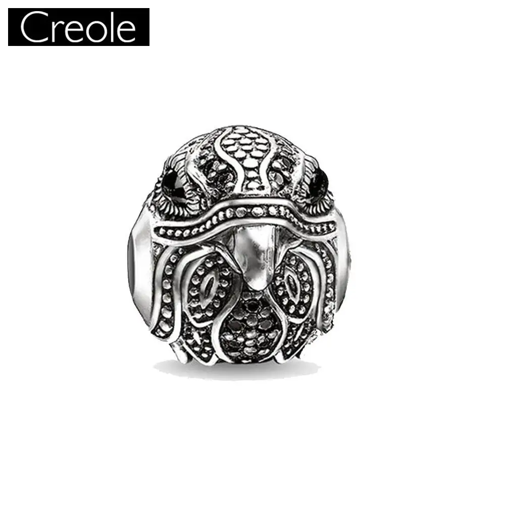 Бисер Орел европейский стиль серебряные ювелирные изделия с большим отверстием