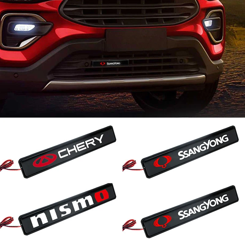 

Car Exterior Front Grille Trim LED Light for Jaguar Xf Xe X Type F Pace Power S Type E Pace Xk Xkr Xfl Xjs 2021 Logo Accessories