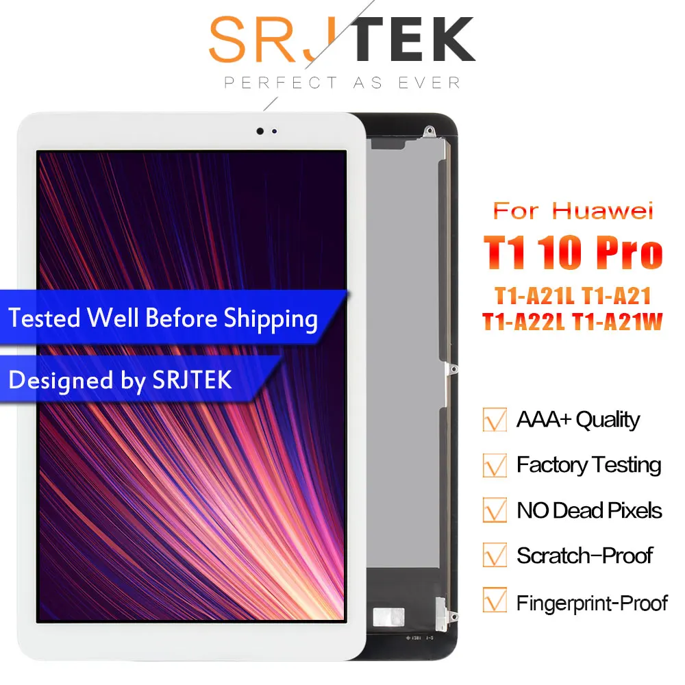 Srjtek 10 1 для Huawei Mediapad T1 Pro LTE A21L A21 A22L A21W LCD дисплей Матрица сенсорный экран дигитайзер