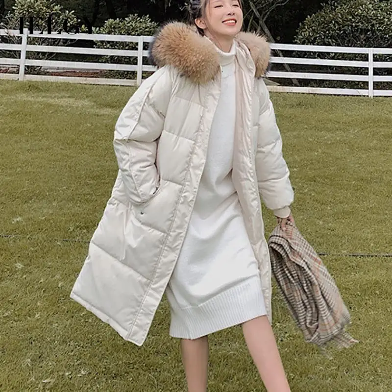 

Пальто с подкладкой в Корейском стиле, средней длины