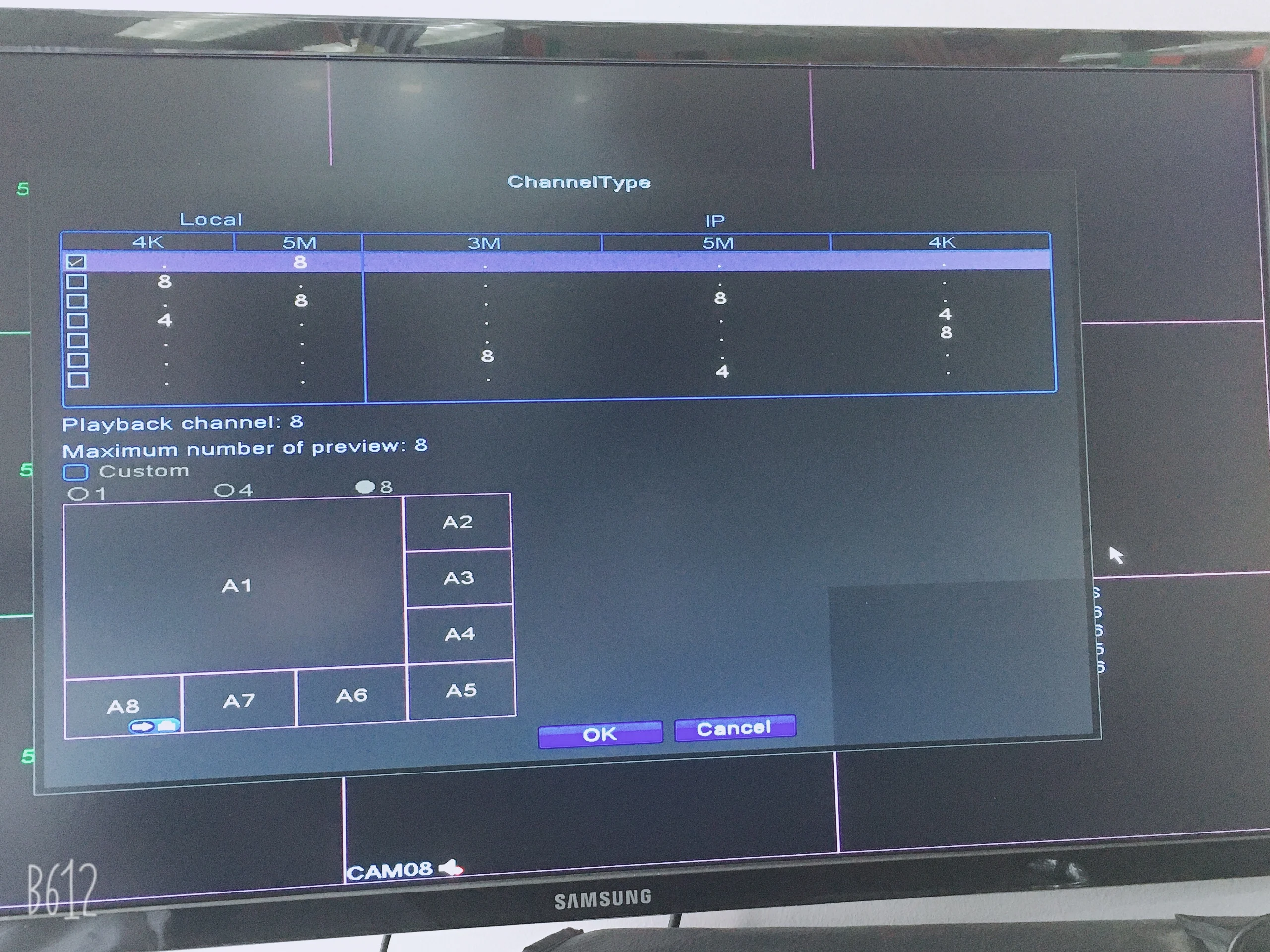 OUERTECH AHD CVI TVI IP CVBS 5 в 1 8CH 5MP/4K DVR плата 4CH RCA аудио HDD порт ONVIF Видеонаблюдение Главная
