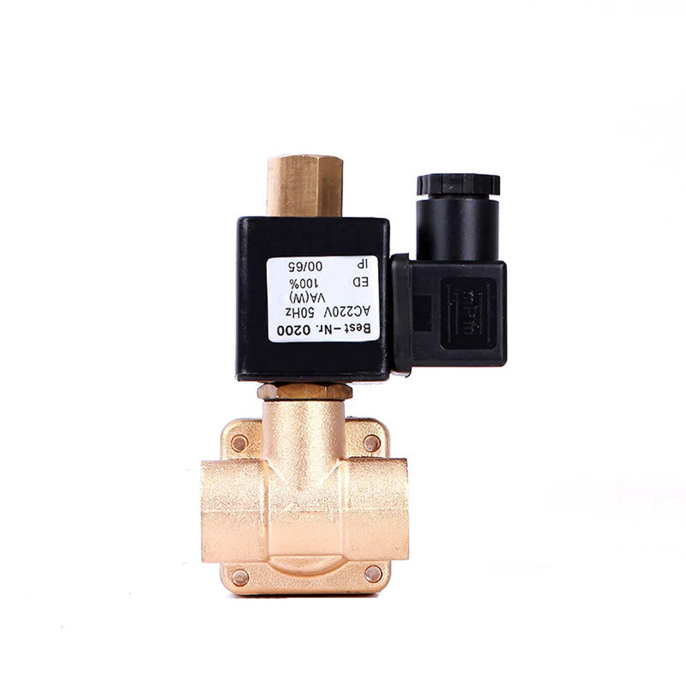 1/4&quot Normally Open Brass High Pressure 0955 Solenoid Valve 110V 24V 12V 24v