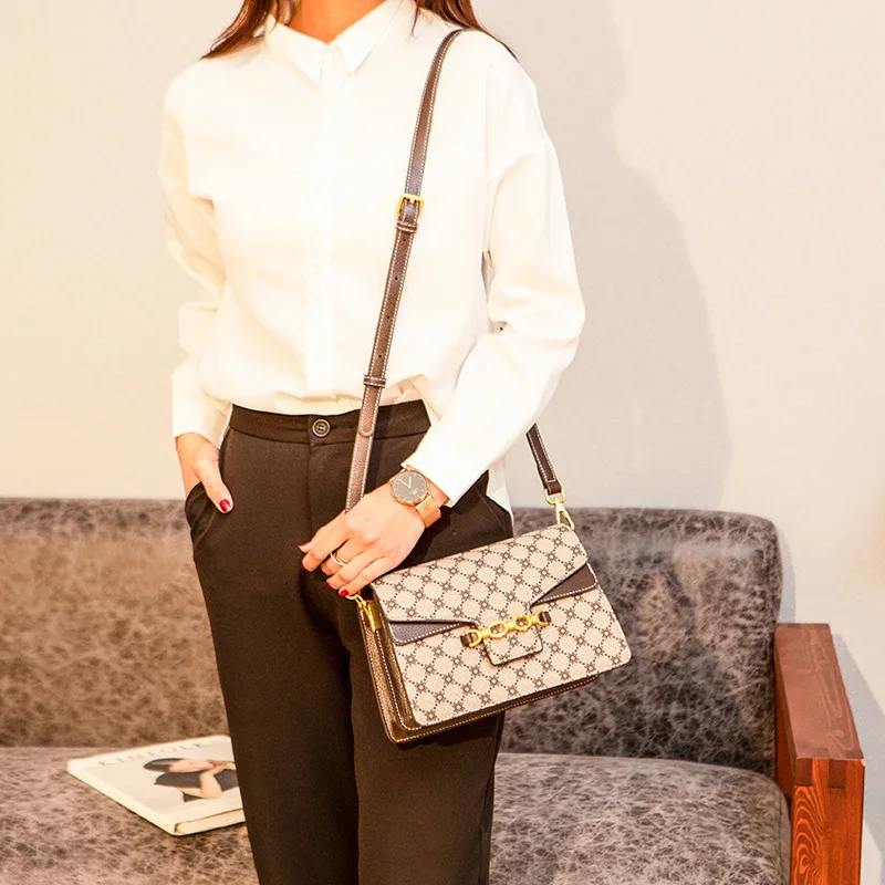 2021 New Fashion Organ Bacchus Bag All-match Leather High Quality Messenger Small Square Bag Purses and Handbags Luxury Designer