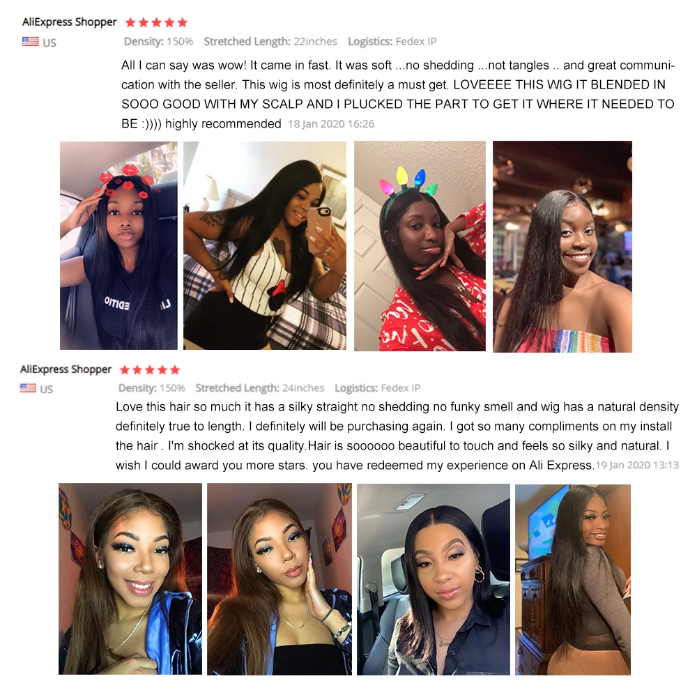 

Brazilian Bone Straight Hair Lace Front Wig Natural Hairline 4x4 Lace Closure Wig For Women 13x4 Lace Front Human Hair Wigs 180%