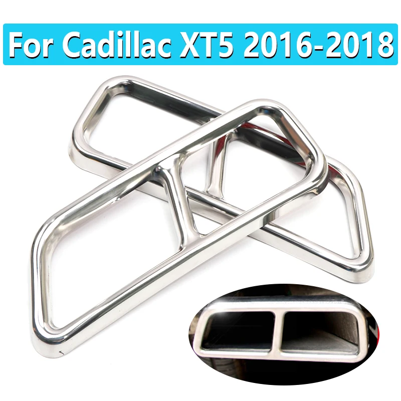 

1 пара, глушитель выхлопной трубы для Cadillac XT5 2016 2017 2018
