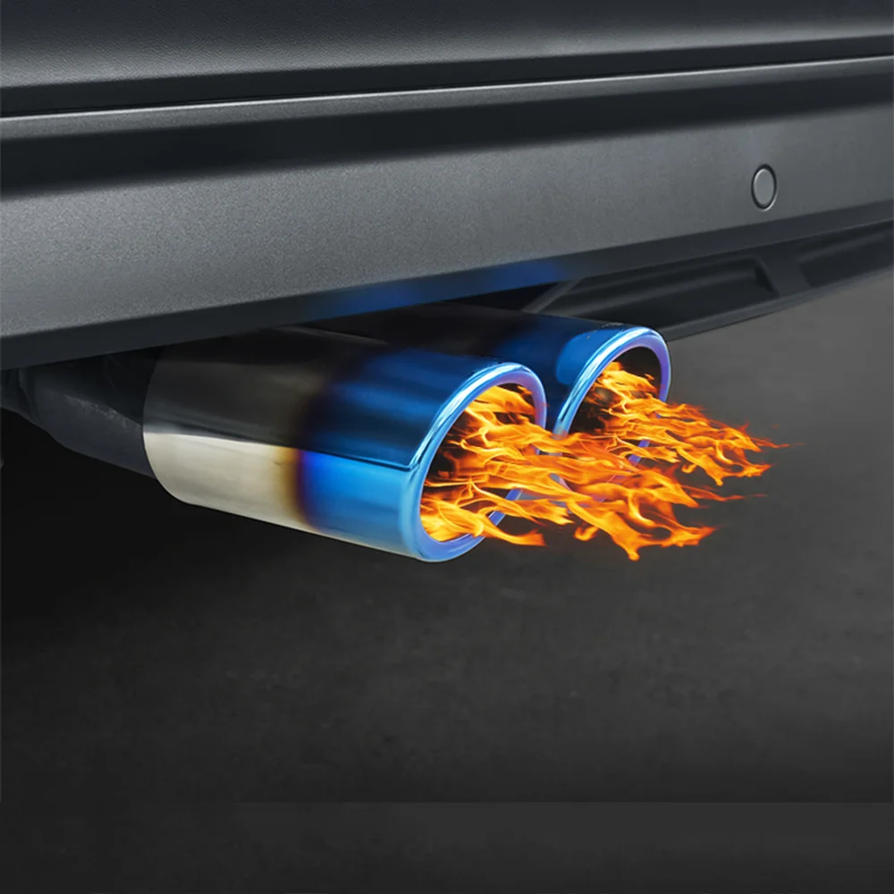 1/2 шт. автомобильный глушитель выхлопной трубы наконечники для VW Tiguan Passat B7 CC Audi A3 8P