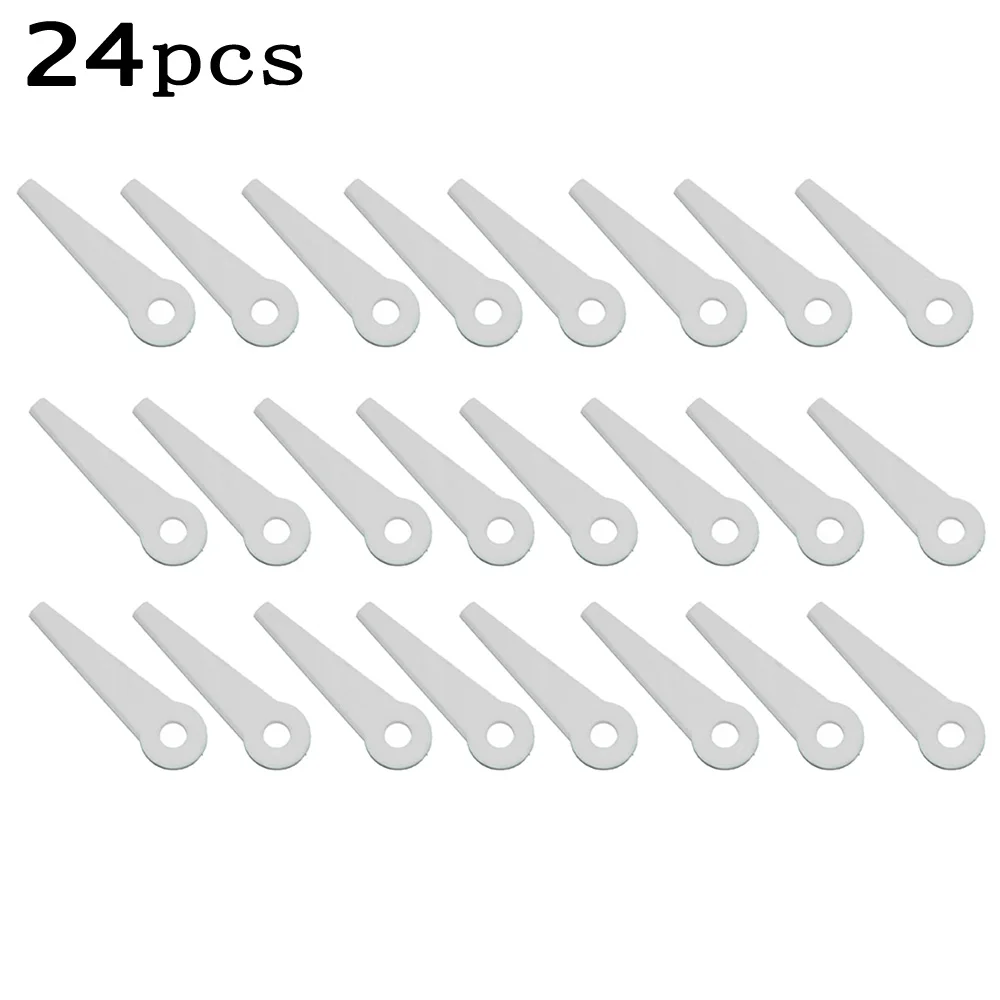 

Newly 24pcs Cutting Leaves High Quality For Stihl Polycut 6-3,20-3,10-3,41-3 Lawnmower Trimmer Blades Plastic Cutters Durable