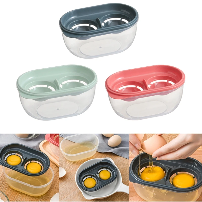 

Plastic Egg Separator White Yolk Sifting Home Kitchen Chef Dining Cooking Gadget Kitchen Egg White Separator H051