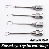 stainless steel ophthalmic rinsing crystal ring ring key snare 38 57 handle rinsing ring microsurgical instrument