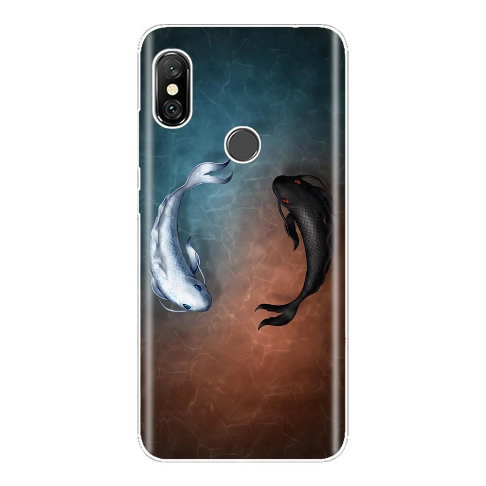 Для Xiaomi Redmi Note 6 Pro Чехол из ТПУ милый силиконовый чехол для xiomi футляр телефона