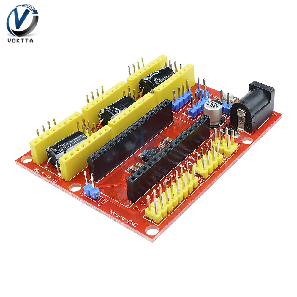 I2C IIC CNC Щит V4 гравировальный станок 3-осевой Драйвер шагового двигателя Плата