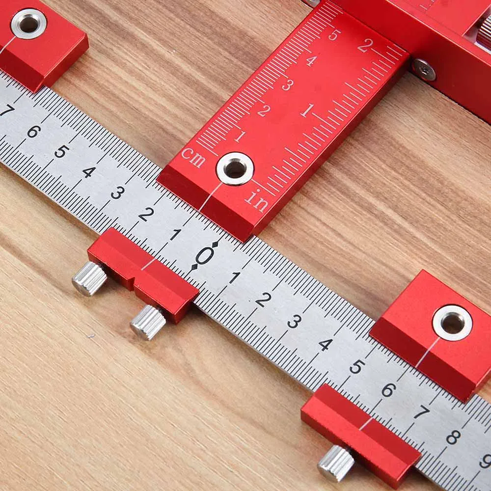 Detachable Drill Locator Adjustable Dowel Woodworking Jig Guide Punch Workshop Hand Power Tool Accessories Stainless Steel |