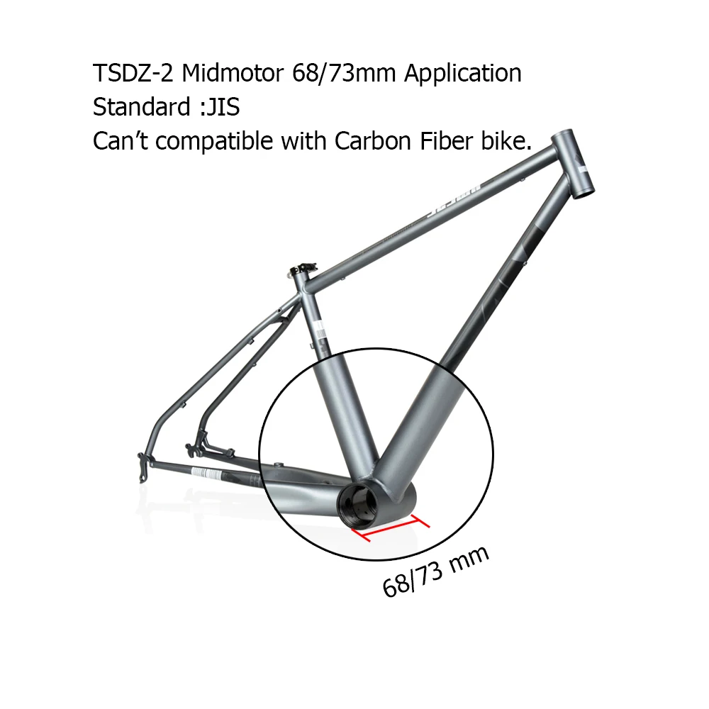

TongSheng tsdz2 Mid Drive Motor Kit Display 36V 250W Electric Bike e-bike Bicycle Motor Conversion Kit With Battery