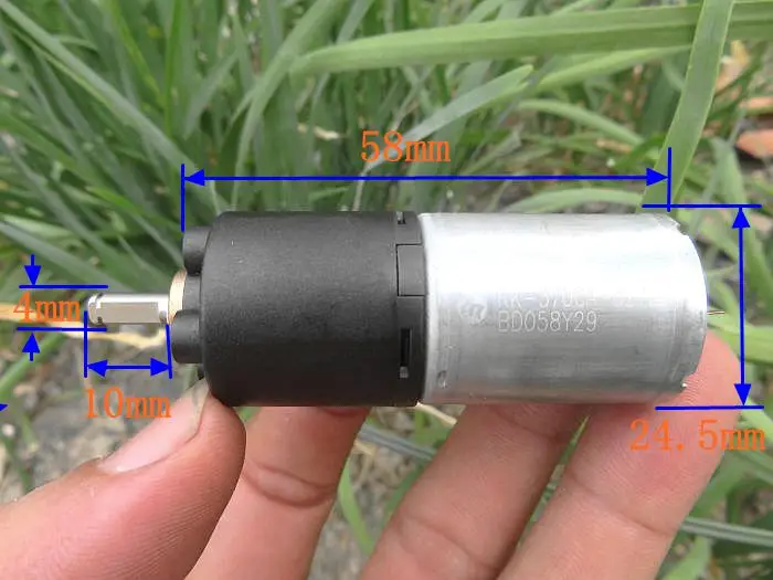 

Mabuchi 370CA-3275 Планетарный пластиковый редукторный двигатель с большим крутящим моментом, 3-ступенчатый постоянный ток, 6 В, 140 об/мин, медленная скорость